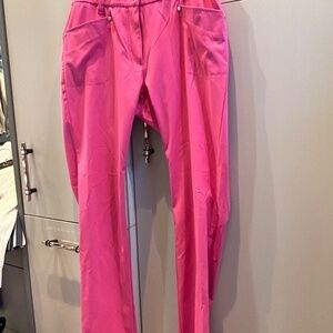 DAILY SPORT LYRIC  GOLF/ LEISURE  PANTS  -BRIGHT PINK